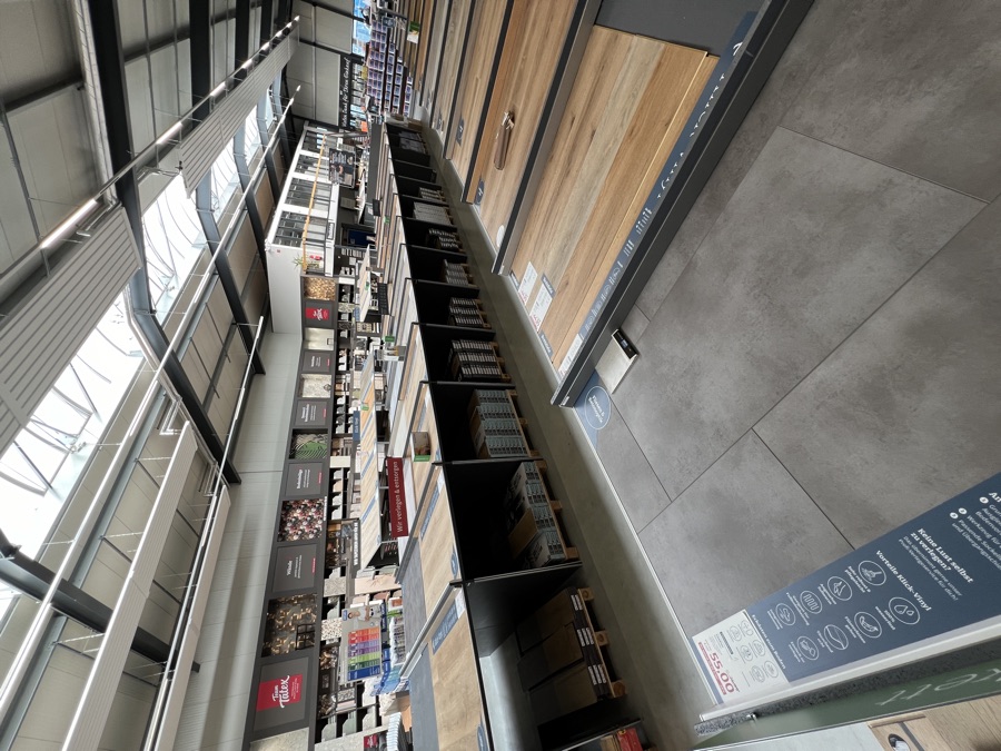 Bodenausstellung bei Team Tatex – Musterflächen in der Ausstellung