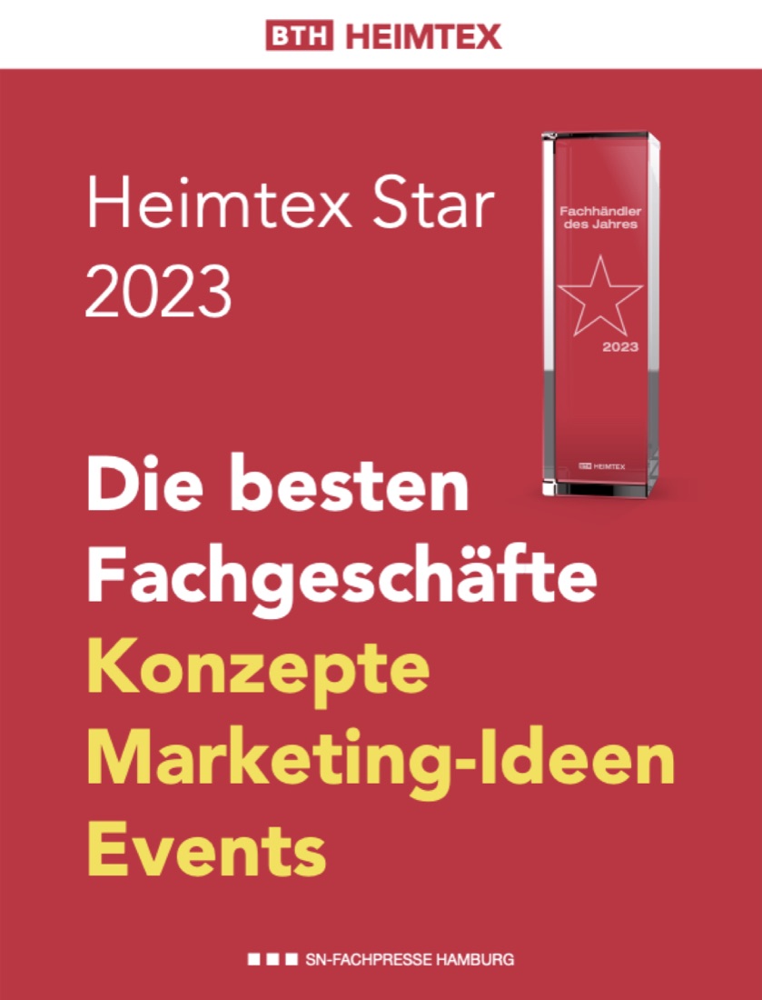 Fachpresse-Artikel über den Heimtex Star 2023 von Team Tatex