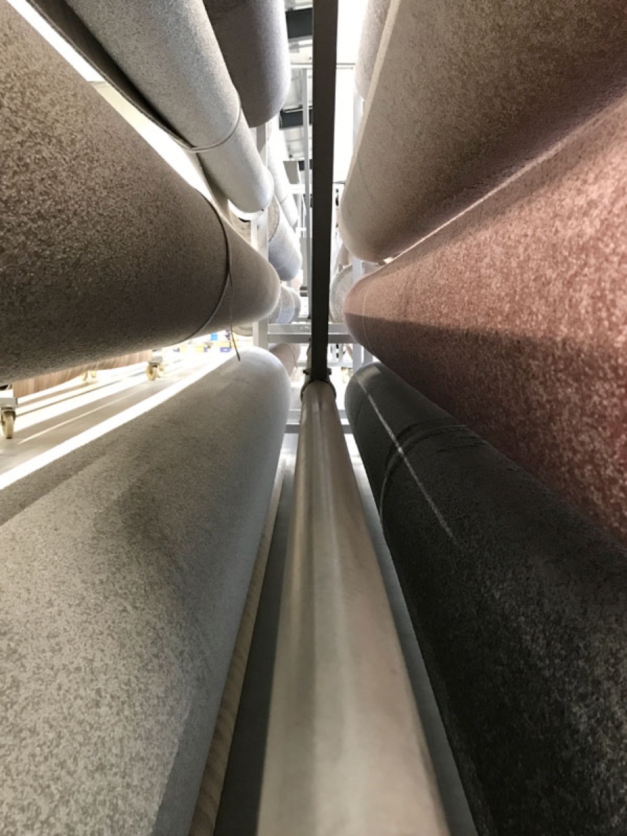 Teppichboden von der Rolle bei Team Tatex
